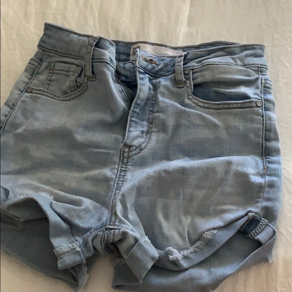 Jean shorts normal rise
